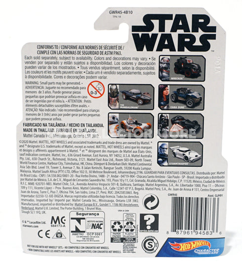 Hot Wheels Character Cars The Child Character Cars Baby Yoda Diecast